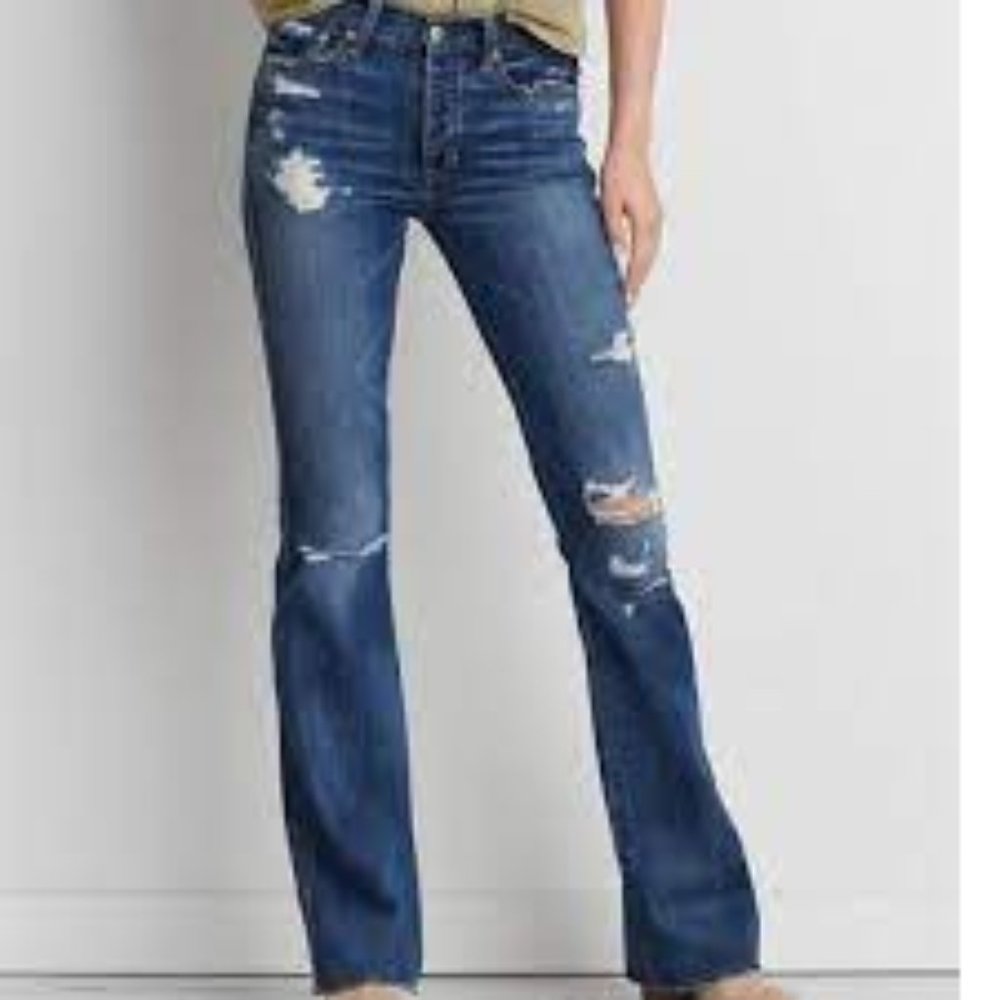 AEO Hi-rise Flare NWT